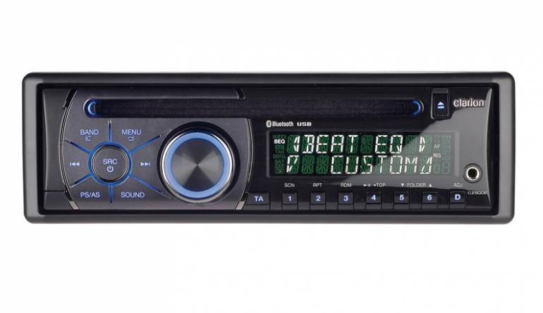 Clarion CZ 500 E, Bild 1 1-DIN-Autoradios Clarion CZ 500 E im Test, Bild 1