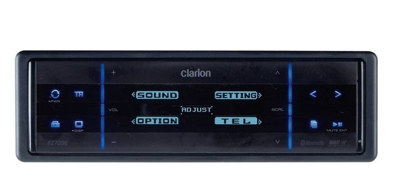 Clarion FZ709E, Bild 1 1-DIN-Autoradios Clarion FZ709E im Test, Bild 1