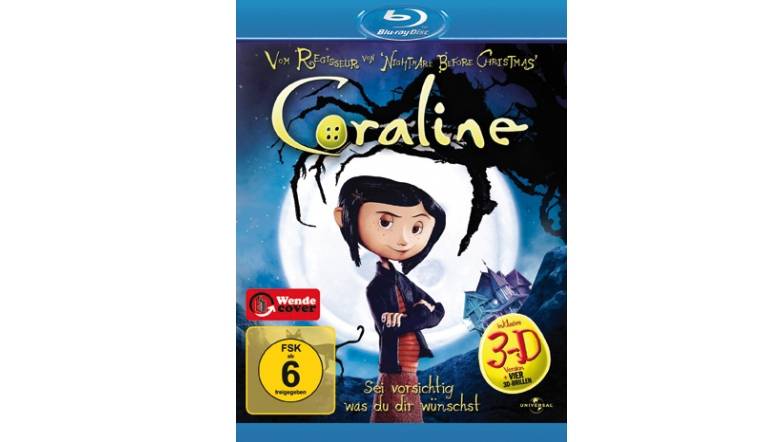Coraline: Coraline (Universal), Bild 1 Blu-ray Film Coraline (Universal) im Test, Bild 1