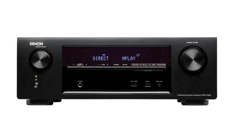 Denon AVR-X1000, Bild 1 AV-Receiver Denon AVR-X1000 im Test, Bild 1
