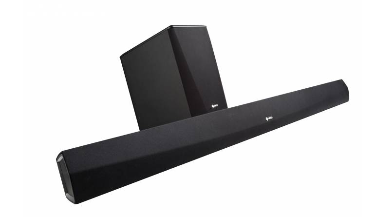 Kabelloser Klang-Kick: Denon Heos HomeCinema, Bild 1 Soundbar Denon Heos HomeCinema im Test, Bild 1