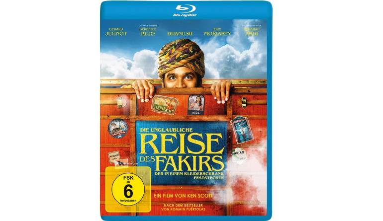Die unglaubliche Reise des Fakirs, der in einem Kleiderschrank feststeckte: Die unglaubliche Reise des Fakirs, der in einem Kleiderschrank feststeckte (Capelight), Bild 1 Blu-ray Film Die unglaubliche Reise des Fakirs, der in einem Kleiderschrank feststeckte (Capelight) im Test, Bild 1