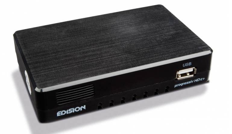 Kompakter Netzwerker: Edision progressiv HD c+, Bild 1 Sat Receiver ohne Festplatte Edision progressiv HD c+ im Test, Bild 1