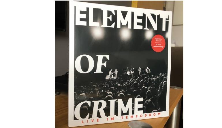 Element of Crime – Live im Tempodrom: Element of Crime – Live im Tempodrom (Vertigo), Bild 1 Schallplatte Element of Crime – Live im Tempodrom (Vertigo) im Test, Bild 1