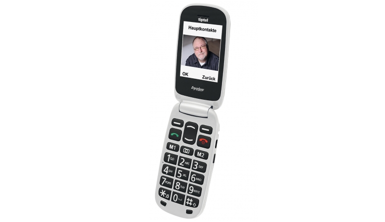 Handy Tiptel Ergophone 622x: Ergophone 6220, 6222, 6223, 6224 Klapphandy, Bild 1 Smartphones Ergophone 6220, 6222, 6223, 6224 Klapphandy im Test, Bild 1