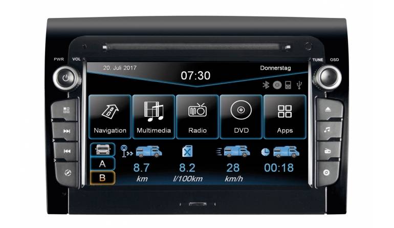Wohnmobil-Navi: ESX VNC730 FI-DUCATO, Bild 1 Naviceiver ESX VNC730 FI-DUCATO im Test, Bild 1