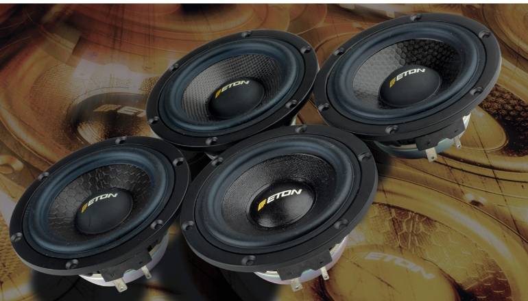 Serientest: Eton MAS 80, Eton PRW 80, Eton RSE 80, Eton RSR 80, Bild 1 Car-HiFi Mitteltöner Eton MAS 80, Eton PRW 80, Eton RSE 80, Eton RSR 80 im Test , Bild 1
