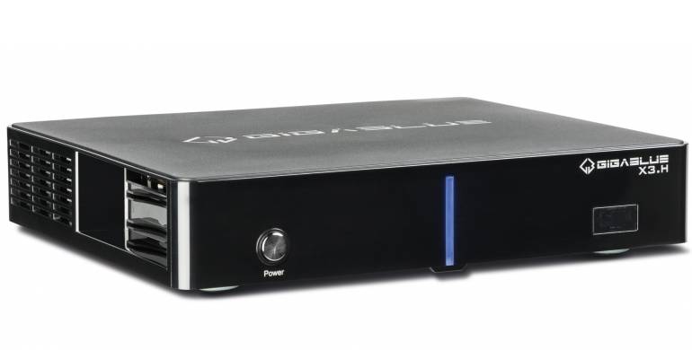 HDTV-Sat-Receiver Gigablue HD X3.H: Gigablue HD X3.H, Bild 1 Sat Receiver ohne Festplatte Gigablue HD X3.H im Test, Bild 1