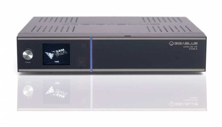 Kabelreceiver mit Extras: Gigablue UHD UE 4K Cable, Bild 1 HDTV-Settop-Box Gigablue UHD UE 4K Cable im Test, Bild 1
