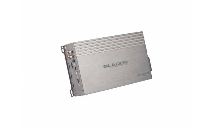 Gladen RC 70c4 BT: Gladen Audio RC 70c4 BT, Bild 1 Car-HiFi Endstufe 4-Kanal Gladen Audio RC 70c4 BT im Test, Bild 1