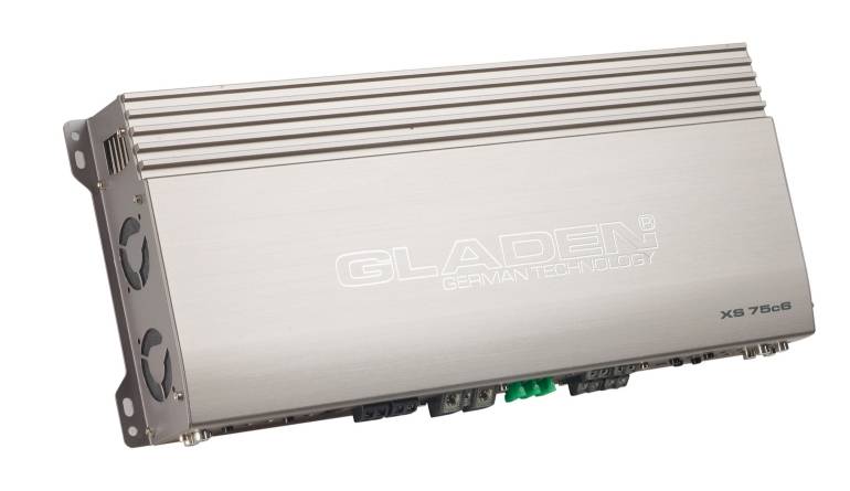 Gladen XS75c6: Gladen Audio XS75c6, Bild 1 Car HiFi Endstufe Multikanal Gladen Audio XS75c6 im Test, Bild 1