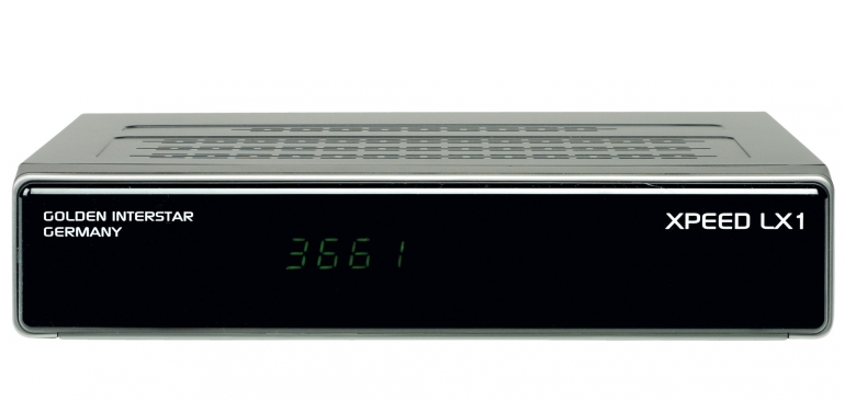 Newcomer: Golden Interstar Xpeed LX1, Bild 1 Sat Receiver ohne Festplatte Golden Interstar Xpeed LX1 im Test, Bild 1