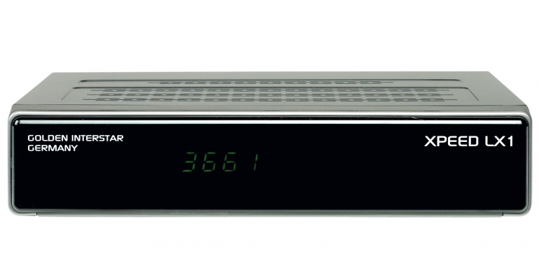 Sat Receiver ohne Festplatte Golden Interstar Xpeed LX1 im Test, Bild 1