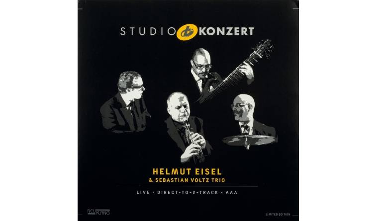 Helmut Eisel & Sebastian Voltz Trio - Studio Konzert: Helmut Eisel & Sebastian Voltz Trio - Studio Konzert (Neuklang), Bild 1 Schallplatte Helmut Eisel & Sebastian Voltz Trio - Studio Konzert (Neuklang) im Test, Bild 1