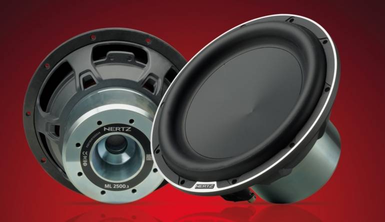 Perfektion: Hertz ML 2500.3, Bild 1 Car-Hifi Subwoofer Chassis Hertz ML 2500.3 im Test, Bild 1