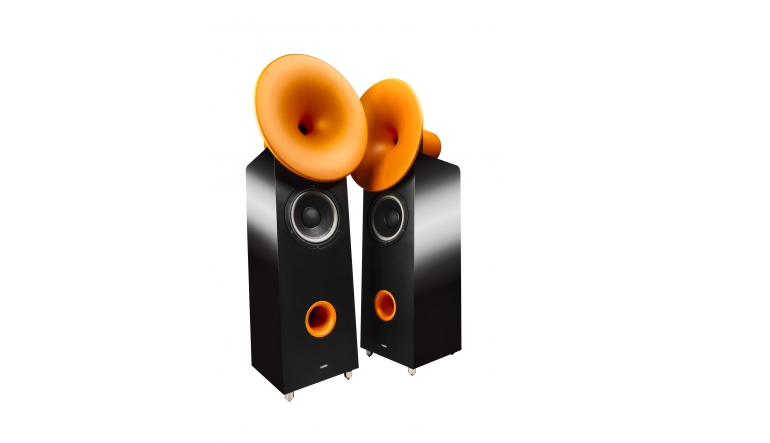 Wohnraumtauglicher Hornlautsprecher der tugendhaften Art: Horns Symphony 10, Bild 1 Lautsprecher Stereo Horns Symphony 10 im Test, Bild 1