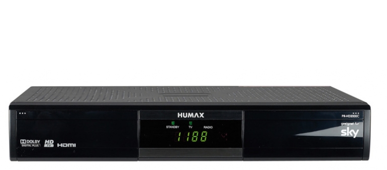 Humax PR-HD2000C, Bild 1 Kabel Receiver ohne Festplatte Humax PR-HD2000C im Test, Bild 1
