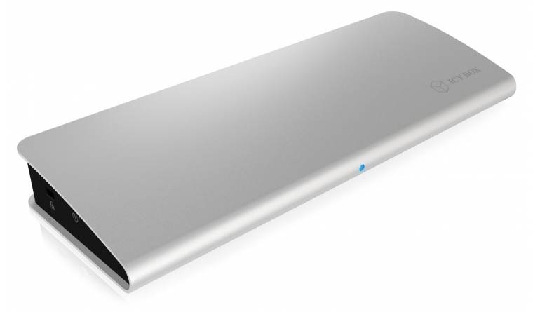 Anschlussfreudig: Icybox DK2801-TB3, Bild 1 Zubehör Tablet und Smartphone Icybox DK2801-TB3 im Test, Bild 1