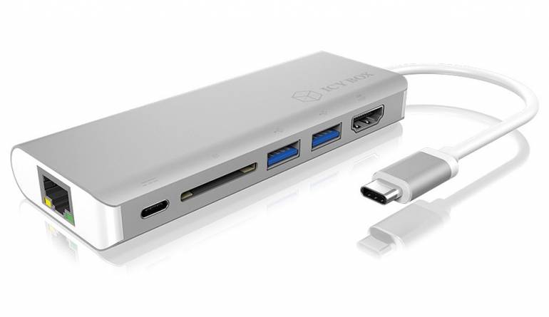 Feine Erweiterung: Icybox IB-DK4034-CPD, Bild 1 Zubehör Tablet und Smartphone Icybox IB-DK4034-CPD im Test, Bild 1