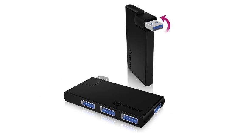 Anschluss gefunden: Icybox IB-Hub1401, Bild 1 Mobile sonstiges Icybox IB-Hub1401 im Test, Bild 1