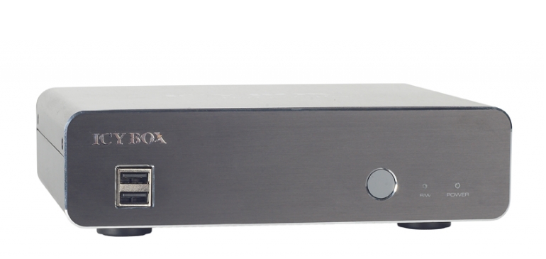 Icybox IB-MP309HW-B, Bild 1 DLNA- / Netzwerk- Clients / Server / Player Icybox IB-MP309HW-B im Test, Bild 1