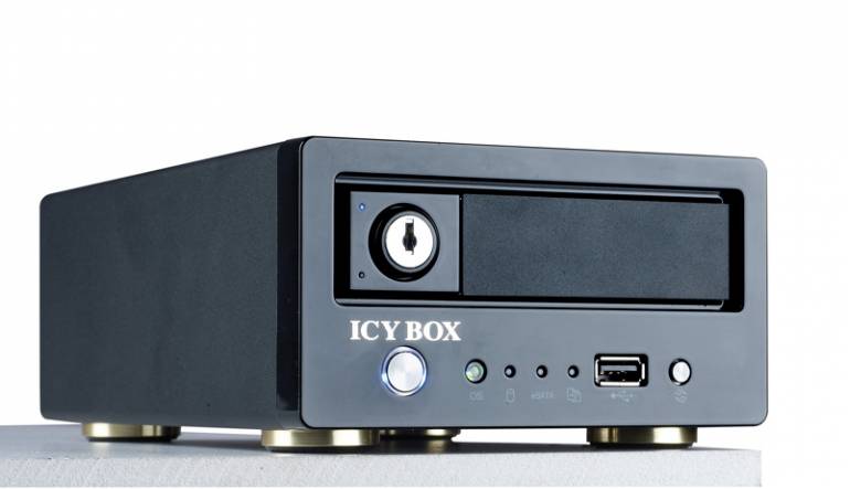 Weltweit erreichbar: Icybox IB-NAS6210, Bild 1 DLNA- / Netzwerk- Clients / Server / Player Icybox IB-NAS6210 im Test, Bild 1