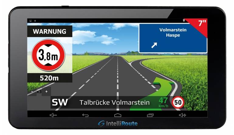 Lkw-Navigation IntelliRoute TR8050 DVR: IntelliRoute TR8050 DVR, Bild 1 Portable Navigationssysteme IntelliRoute TR8050 DVR im Test, Bild 1