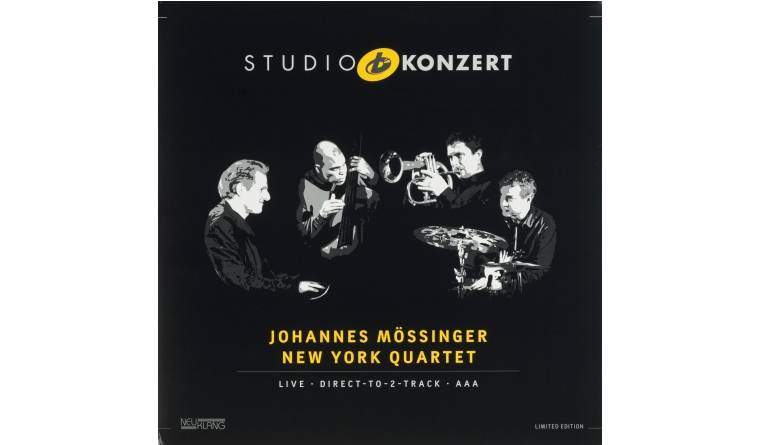 Johannes Mössinger New York Quartet - Studio Konzert: Johannes Mössinger New York Quartet - Studio Konzert (Neuklang), Bild 1 Schallplatte Johannes Mössinger New York Quartet - Studio Konzert (Neuklang) im Test, Bild 1