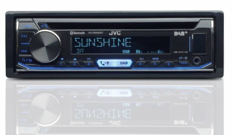 Digitalradio: JVC KD-DB902BT, Bild 1 1-DIN-Autoradios JVC KD-DB902BT im Test, Bild 1