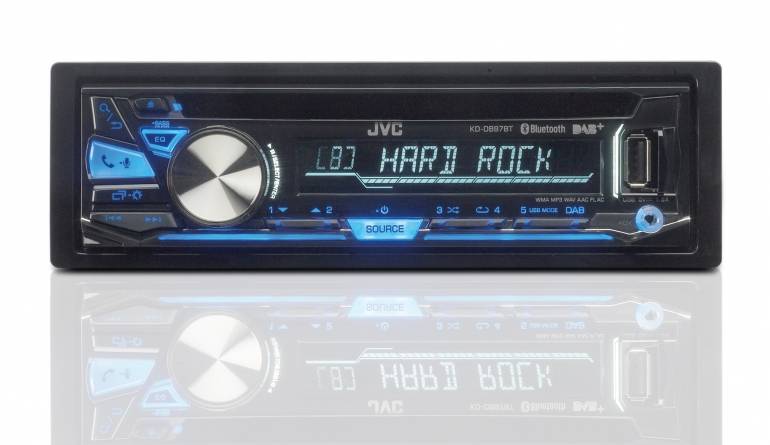 Digitalradio: JVC KD-DB97BT, Bild 1 1-DIN-Autoradios JVC KD-DB97BT im Test, Bild 1