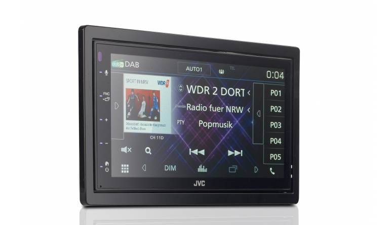 Moniceiver mit Android Auto und CarPlay: JVC KW-M565DBT, Bild 1 Moniceiver JVC KW-M565DBT im Test, Bild 1