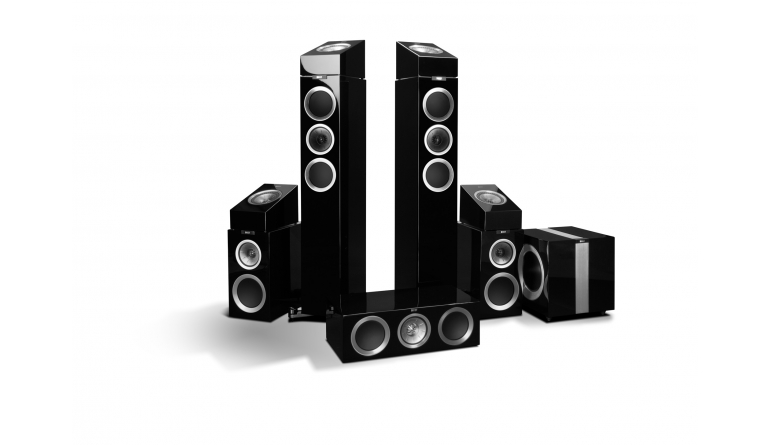 On top!: KEF R-500 5.4.1 Atmos-Set, Bild 1 Lautsprecher Surround KEF R-500 5.4.1 Atmos-Set im Test, Bild 1