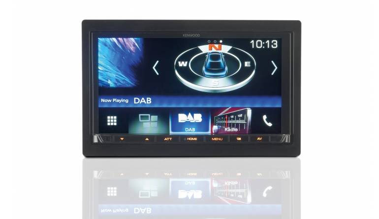 CarPlay und Android Auto: Kenwood DMX7017DABS, Bild 1 Moniceiver Kenwood DMX7017DABS im Test, Bild 1