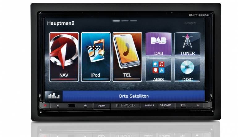 Navitainer-Flaggschiff: Kenwood DNX7150DAB, Bild 1 Naviceiver Kenwood DNX7150DAB im Test, Bild 1