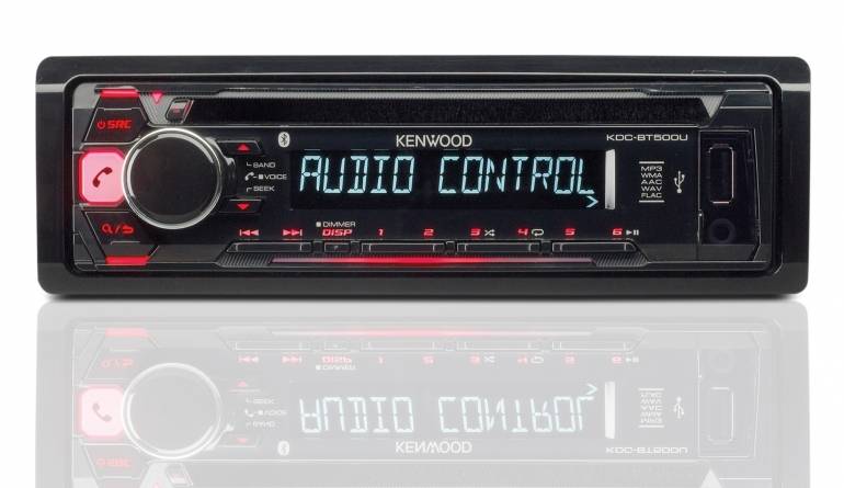 1-DIN-Autoradios Kenwood KDC-BT500U im Test, Bild 1