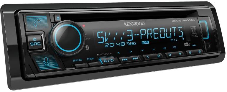 Autoradio mit Alexa von Kenwood: Kenwood KDC-BT960DAB, Bild 1 1-DIN-Autoradios Kenwood KDC-BT960DAB im Test, Bild 1