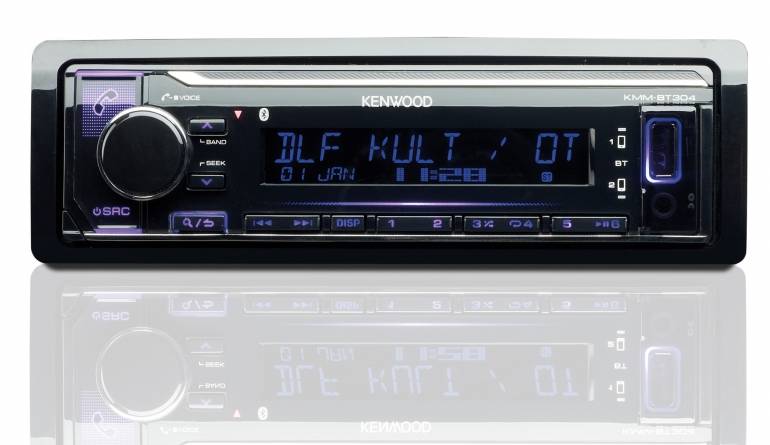 1-DIN-Autoradios Kenwood KMM-BT304 im Test, Bild 1