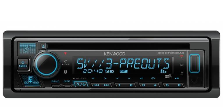 1-DIN-Autoradios Kenwood KMM-BT407DAB, Kenwood KDC-BT950DAB im Test , Bild 1