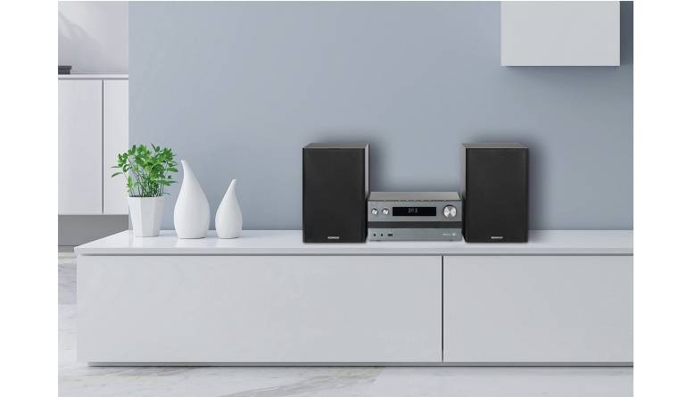 Kompaktes Musikpaket: Kenwood M-918DAB, Bild 1 Minianlagen Kenwood M-918DAB im Test, Bild 1