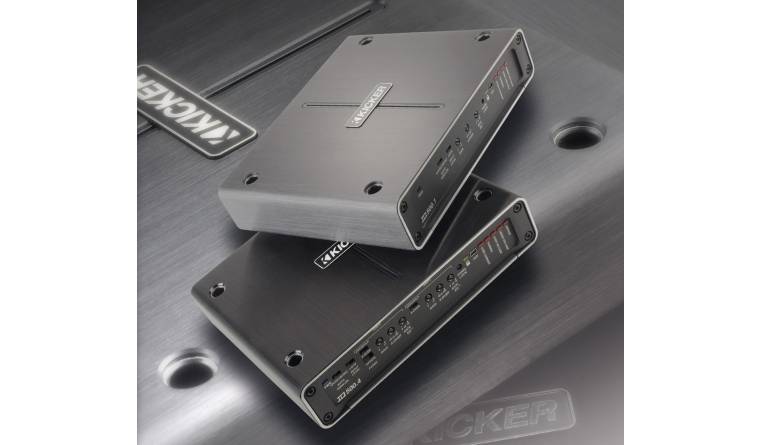 Systemtest: Kicker IQ500.1, Kicker IQ500.4, Bild 1 Car-HiFi Endstufe Mono Kicker IQ500.1, Kicker IQ500.4 im Test , Bild 1