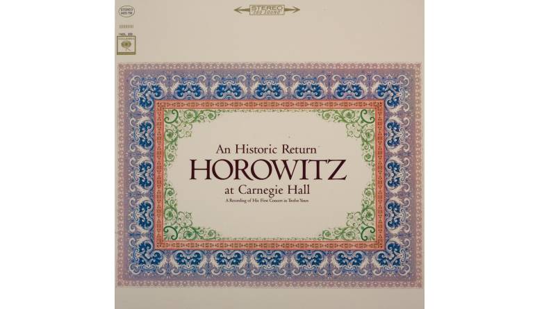 Schallplatte Komponist: Diverse Interpreten: Wladimir Horowitz - Horowitz at Carnegie Hall (Columbia) im Test, Bild 1