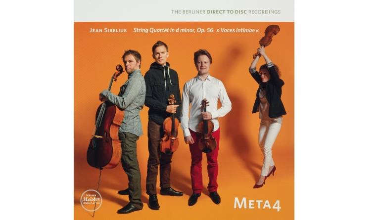 Komponist: Jean Sibelius / Interpret: Meta4 - Streichquartett d-Moll: Komponist: Jean Sibelius / Interpret: Meta4 - Streichquartett d-Moll (Berliner Meister Schallplatten), Bild 1 Schallplatte Komponist: Jean Sibelius / Interpret: Meta4 - Streichquartett d-Moll (Berliner Meister Schallplatten) im Test, Bild 1