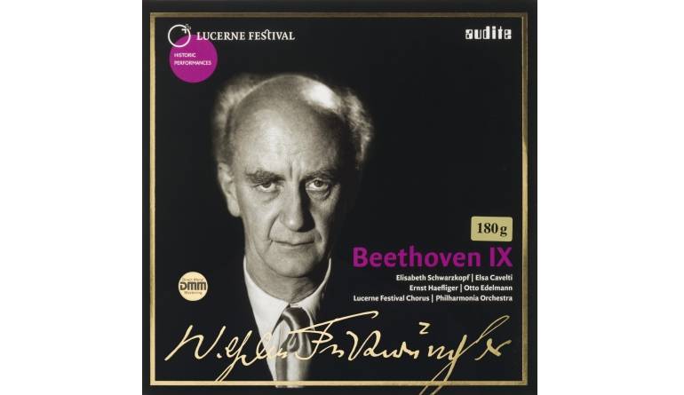 Schallplatte Komponist: Ludwig van Beethoven · Interpret: Elisabeth Schwarzkopf, Elsa Cavelti, Ernst Heaf- liger, Otto Edelmann, Luzerner Festspielchor, Philharmonia Orchestra, Wilhelm Furtwängler - Symphonie IX (Audite) im Test, Bild 1