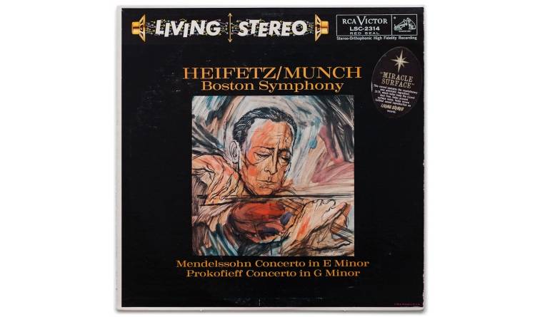 Schallplatte Komponist: Mendelssohn, Prokofieff Interpret: Jascha Heifetz, Boston Symphony Orchestra, Charles Munch - Concerto in E Minor, Concero in G Minor (Living Stereo / Sony) im Test, Bild 1