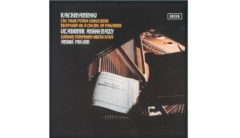 Schallplatte Komponist: Sergei Rachmaninov Interpret: Vladimir Ashkenazy, London Symphony Orchestra, André Previn - The Four Piano Concertos, Rhapsody on a theme of Paganini (Decca Classics) im Test, Bild 1