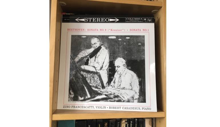 Schallplatte Kreutzer Sonate, Sonate Nr. 1 - Komponist: Ludwig van Beethoven - Interpreten: Zino Francescatti, Robert Casadeus (Speakers Corner, Columbia) im Test, Bild 1