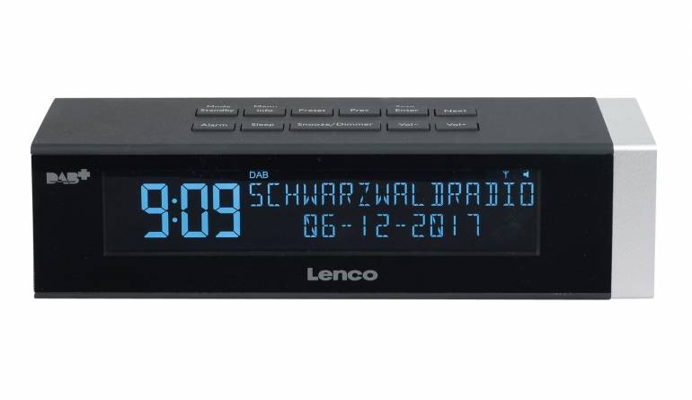 Digitalwecker: Lenco CR-630BK, Bild 1 DAB+ Radio Lenco CR-630BK im Test, Bild 1