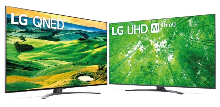 Serientest: LG 55QNED819, LG 55UQ81, Bild 1 Fernseher Ultra HD und 8K LG 55QNED819, LG 55UQ81 im Test , Bild 1