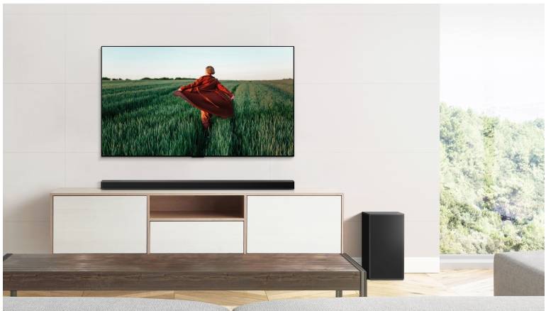 Dolby-Atmos-Soundbar mit Subwoofer: LG DSP8YA, Bild 1 Soundbar LG DSP8YA im Test, Bild 1