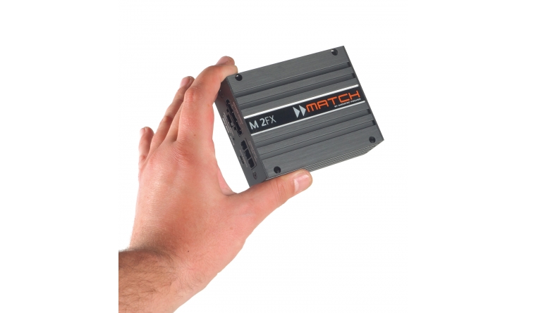 Leistungswunder: Match M 2FX, Bild 1 Car-HiFi Endstufe 2-Kanal Match M 2FX im Test, Bild 1